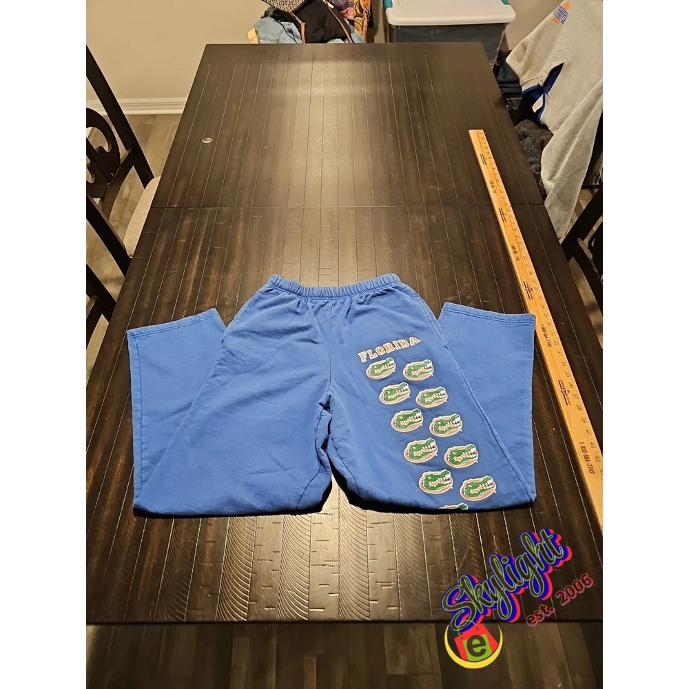 Tcx Apparel Vintage Mens Blue Florida Gators Sweat Basketball Pants Sz M